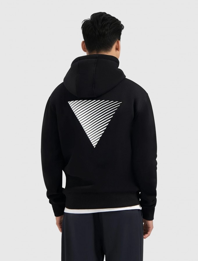 Afbeelding van 10311 02 Black Essential Logo Sweater Hoodie  - PURE PATH